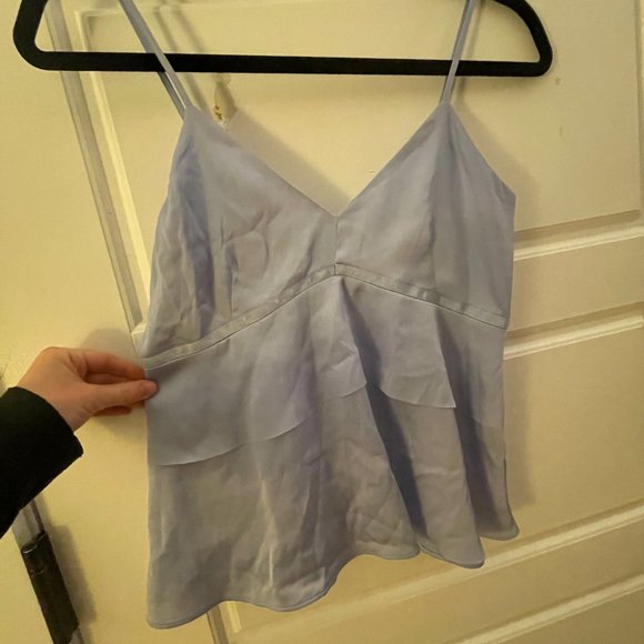 SOLD: NOT ON POSHMARK -  Banana Republic Purple Layered Top - Picture 2 of 6